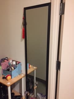 moving sale: fridge, monitor, mirror, shoe cabinet, drawers 1