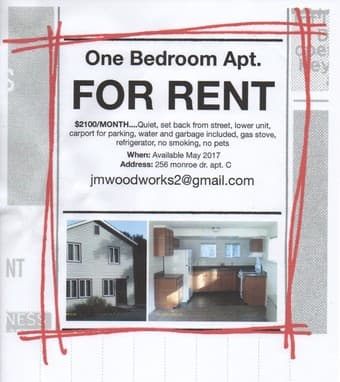 Renovated 1 bdrm apt Mountain View - May 1 1