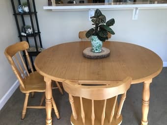 Furniture Sale! Dining table, desk, dressers, bookcase, and mirror 2