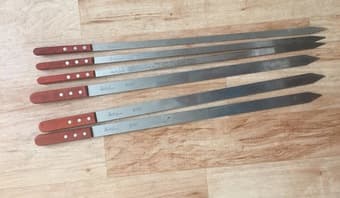 Iron, Hand Mixer, kebab skewers 3