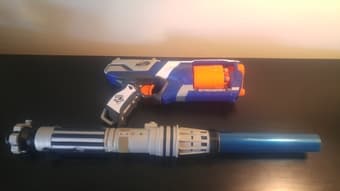 Nerf Revolver / Toy Lightsaber for sale 1