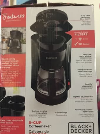 Coffeemaker  5 cups 1