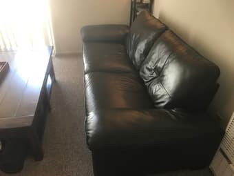 FREE Ikea Dagstorp black couch 1