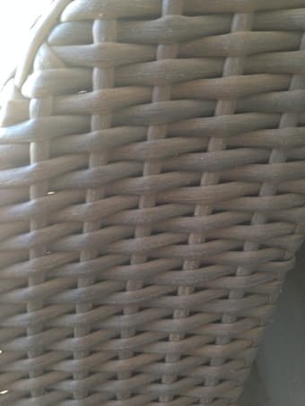 All-weather Outdoor Wicker Patio Loveseat - Like new! 3