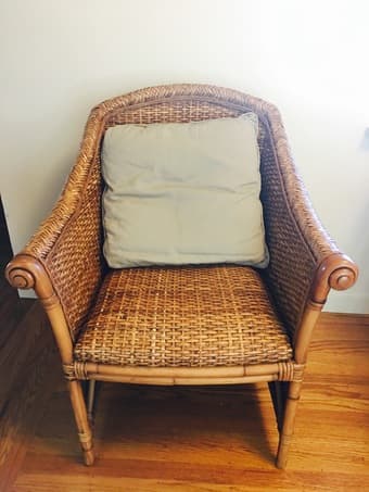 Wicker chair 1