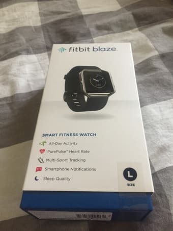 Fitbit Blaze, Black, Large 1