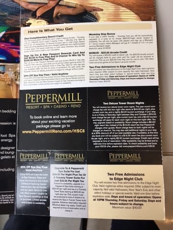 Peppermill Reno Voucher 3