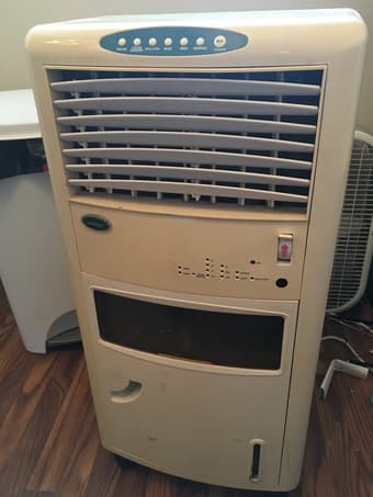 Evaporative cooler and heater 1