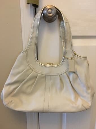 Coach leather bag 1