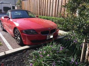 Hot red BMW convertible '08 Z4 3.0i for sale 2