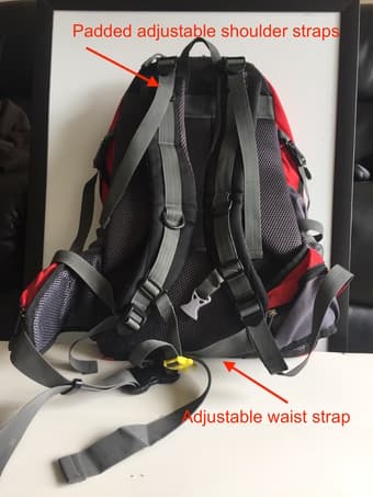 Awesome red backpack 3