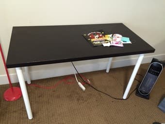Ikea LINNMON / ADILS  47 1/4 x 23 5/8"  table 1