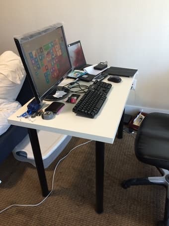 Ikea LINNMON / ADILS  39 3/8 x 23 5/8 "  table 1