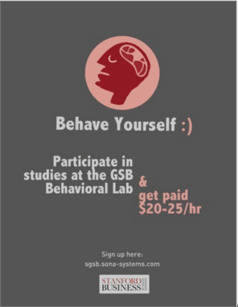 GSB Behavioral Lab Research Study Available for everyone! 1