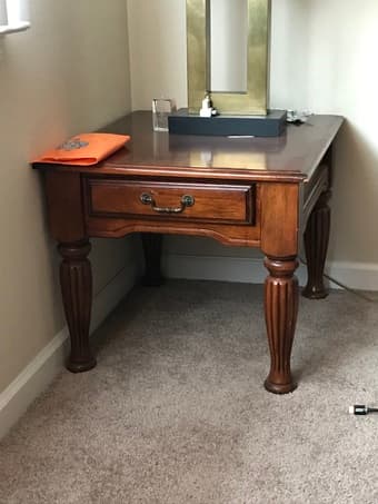Antique coffee table and side table for sale 2