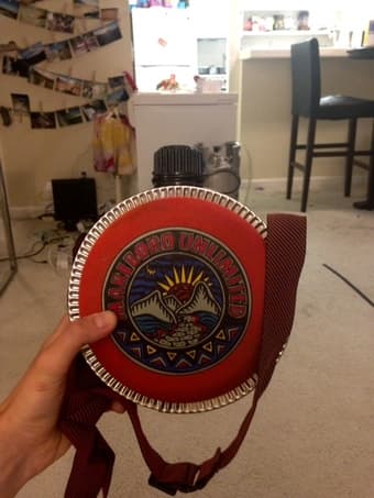 Red Canteen for Sale! Functional and Rad. 2