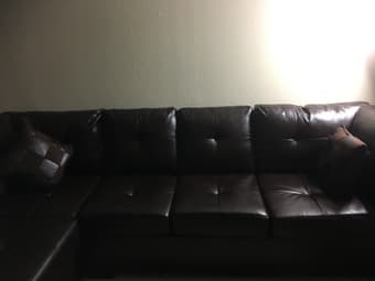Sectional sofa + Table: Almost new 1