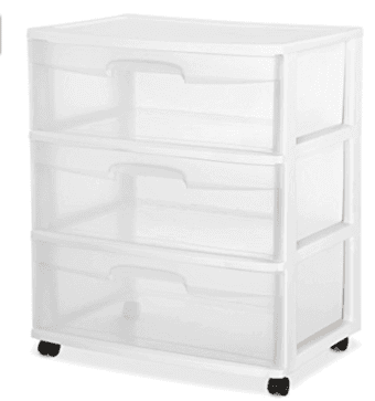 Moveout sale must go! Desk, bedframe, mattress, Sterilite drawers 3