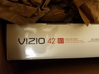 VIZIO 42" 5.1 Channel Soundbar System, NEW in box, Never opened 3