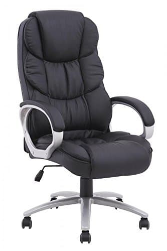 BestOffice Ergonomic PU Leather High Back Office Chair, Black 3