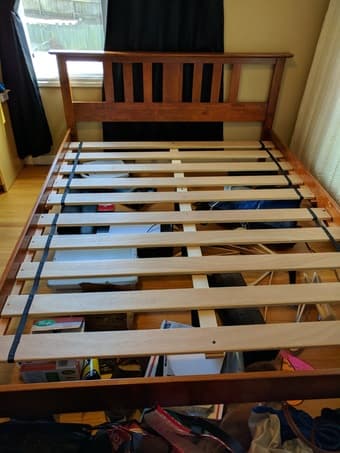 Bed Set + Queen Mattress + Frame 3