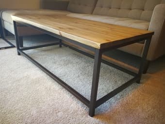Industrial coffee table. New! 2