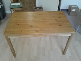 Table with chairs for sale 1