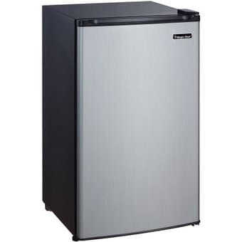 Magic Chef 3.3 cubic fridge, stainless look 2