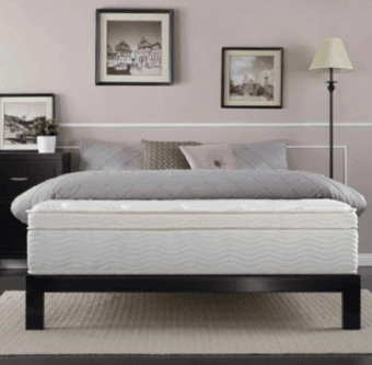 Full size mattress and foldable frame set 1