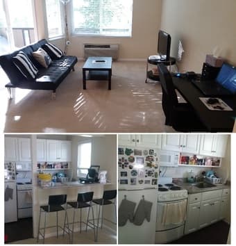 Studio apartment for rent in Oak Creek Apartments from early August 2