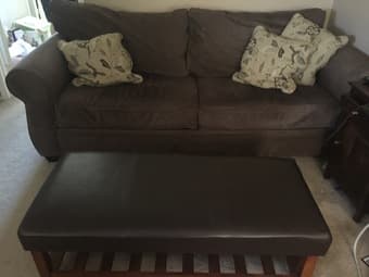 Couch + Ottoman in great condition 1