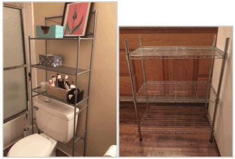 storage and bathroom racks 1