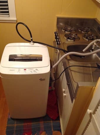 Haier 1.5-cu ft Portable Washer (HLP24E), under warranty 2