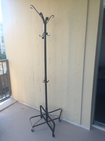 Hat and coat stand, black 1