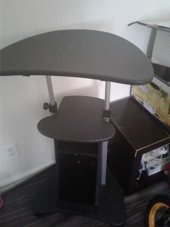 computer desk (adjustable height) for sale 2