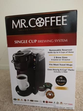 NEW Mr. Coffee Single Cup Brewer ($53 retail price) 1