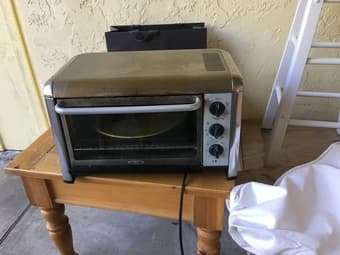 Toaster oven / office chair good wheels 2