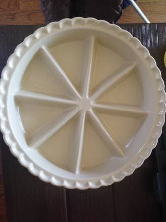 Ceramic Scone Baking Pan - used once! 1