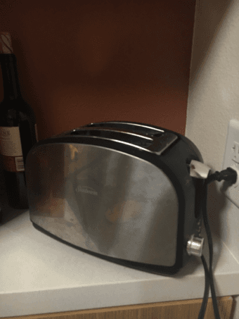 Stainless steel 2 slice bread toaster 1
