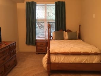 Solid Oak Bedroom Set w/ Full Size Mattress & Box Spring 2