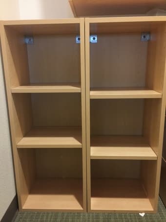Two Ikea  book shelves 1