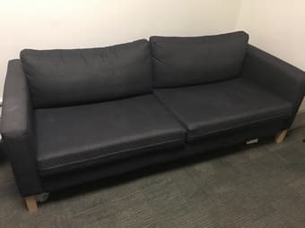 Selling Sofa, Mini Fridge w/ Freezer, & Microwave! 1