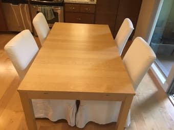 URGENT : Nice furniture for sale (tables, chairs, sofa, armchairs...) 2