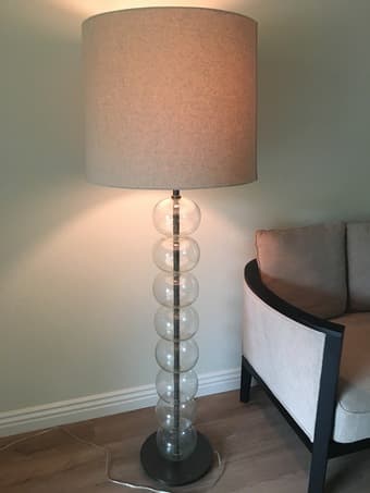 West Elm Abacus Floor Lamp 1