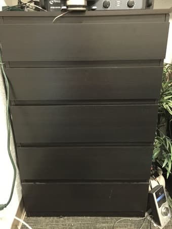 Ikea Malm Draw - 5, Black, Excellent condition 1