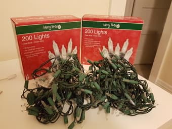 Christmas Lights (200 lights) - 2 Packs 1