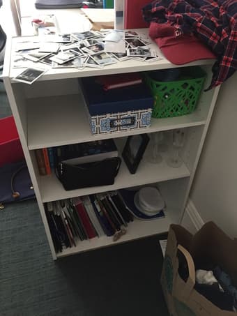 White bookshelf 1