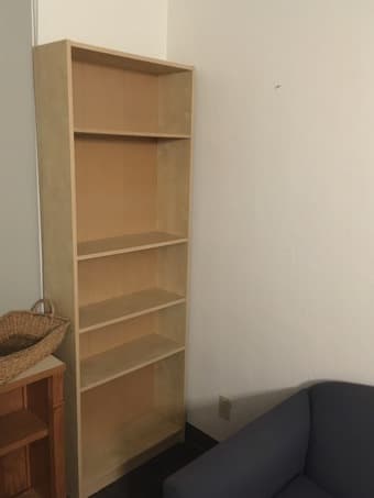 IKEA Bed [mattress + foundation],IKEA Chair, KEA Bookshelf, 4ft Table 3