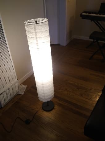 Two Ikea Holmo lights 1