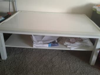 IKEA Coffee table, large, white 2